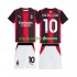 Camisola AC Milan Rafael Leao 10 Criança Equipamento Primeiro 2026-2027 Manga Curta